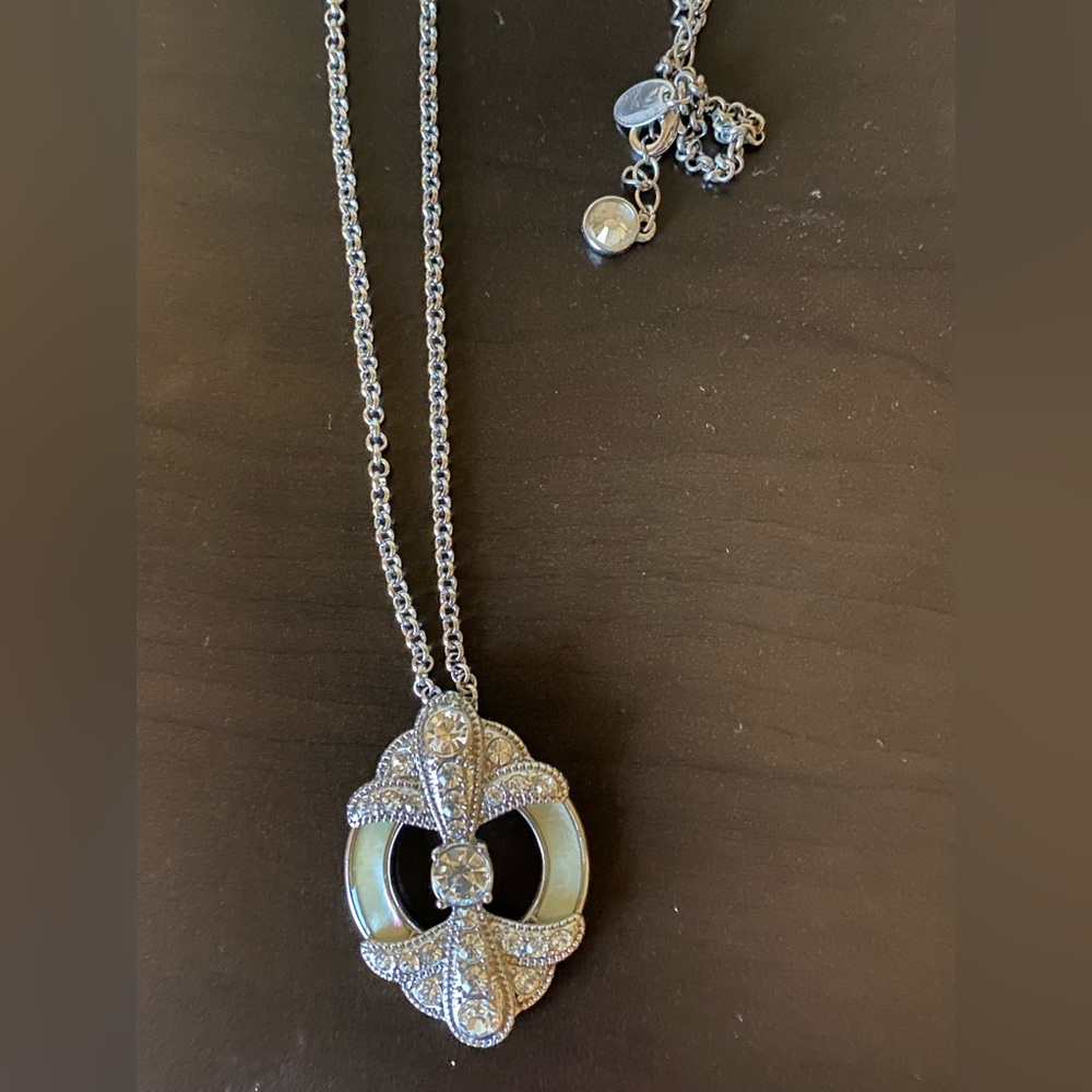 Angelic Genuine Mother of Pearl with Cut Crystals